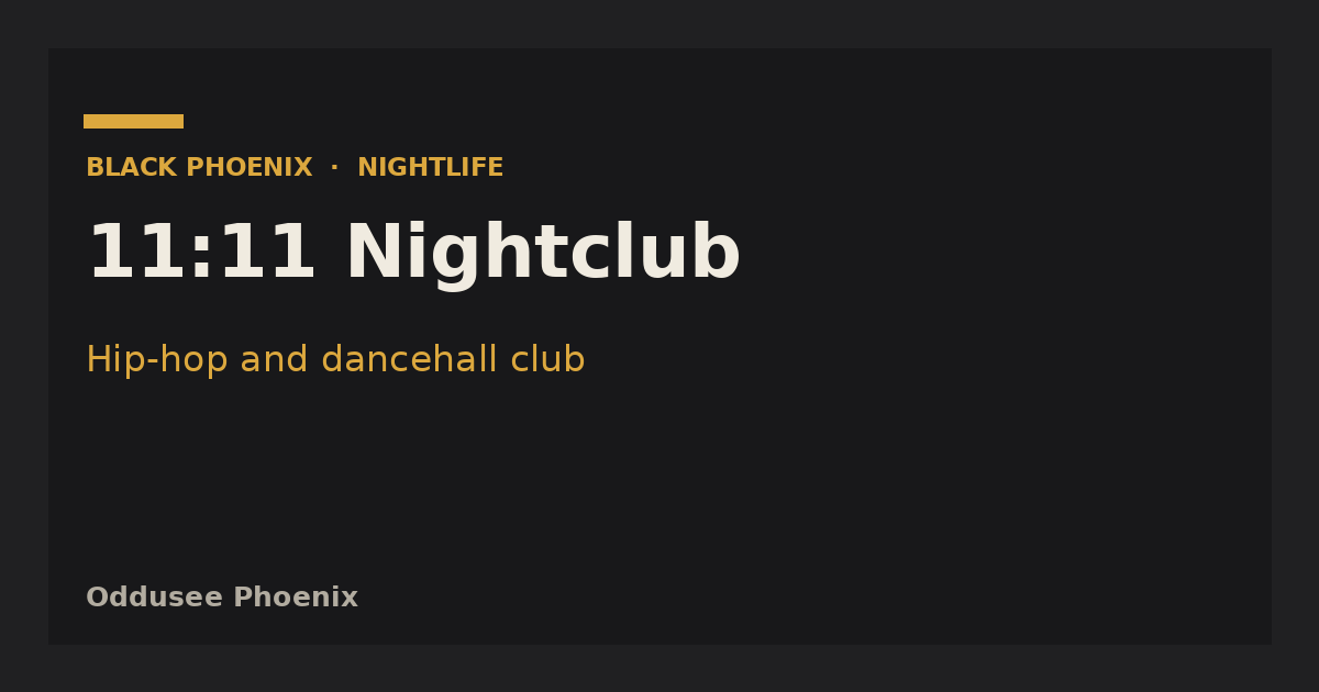 11:11 Nightclub