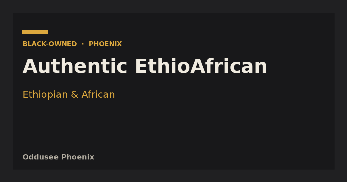 Authentic EthioAfrican