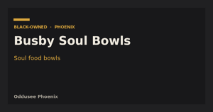 Busby Soul Bowls