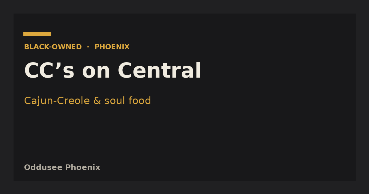 CC’s on Central
