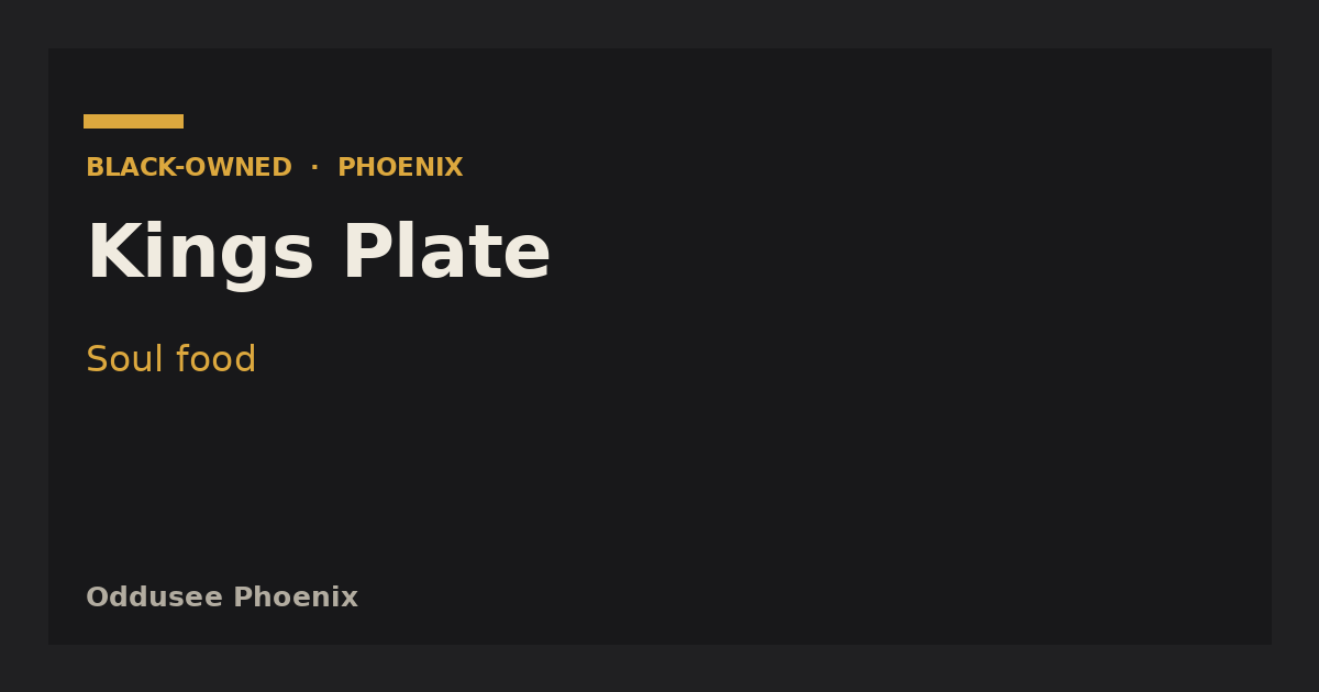 Kings Plate