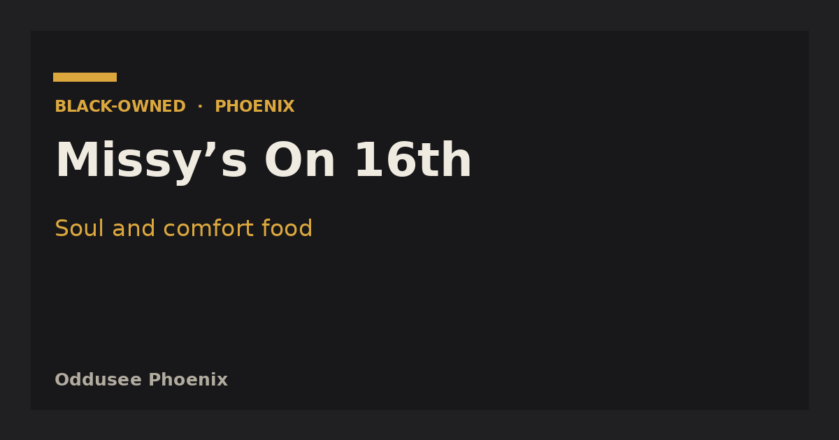 Missy’s On 16th