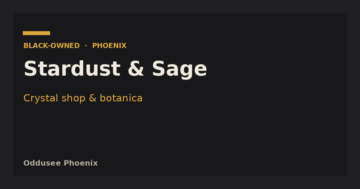 Stardust & Sage
