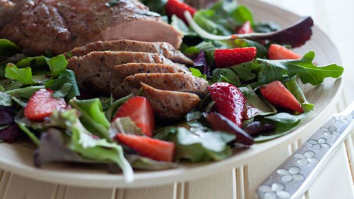 Grilled Pork Salad
