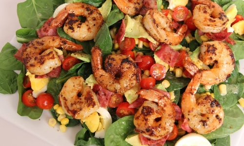 Blacken Shrimp Salad