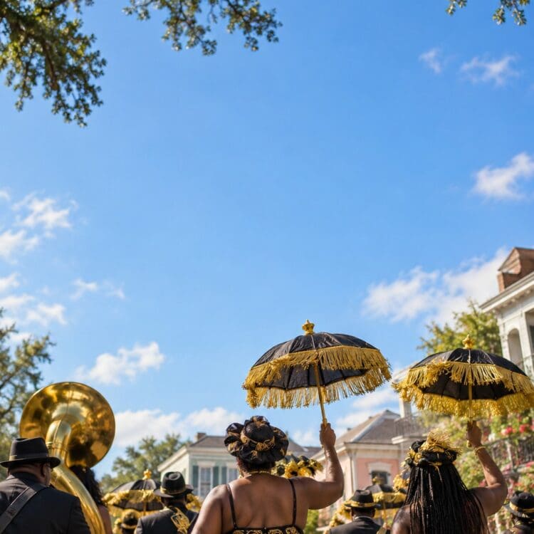 Social Aid and Pleasure Club parade by day