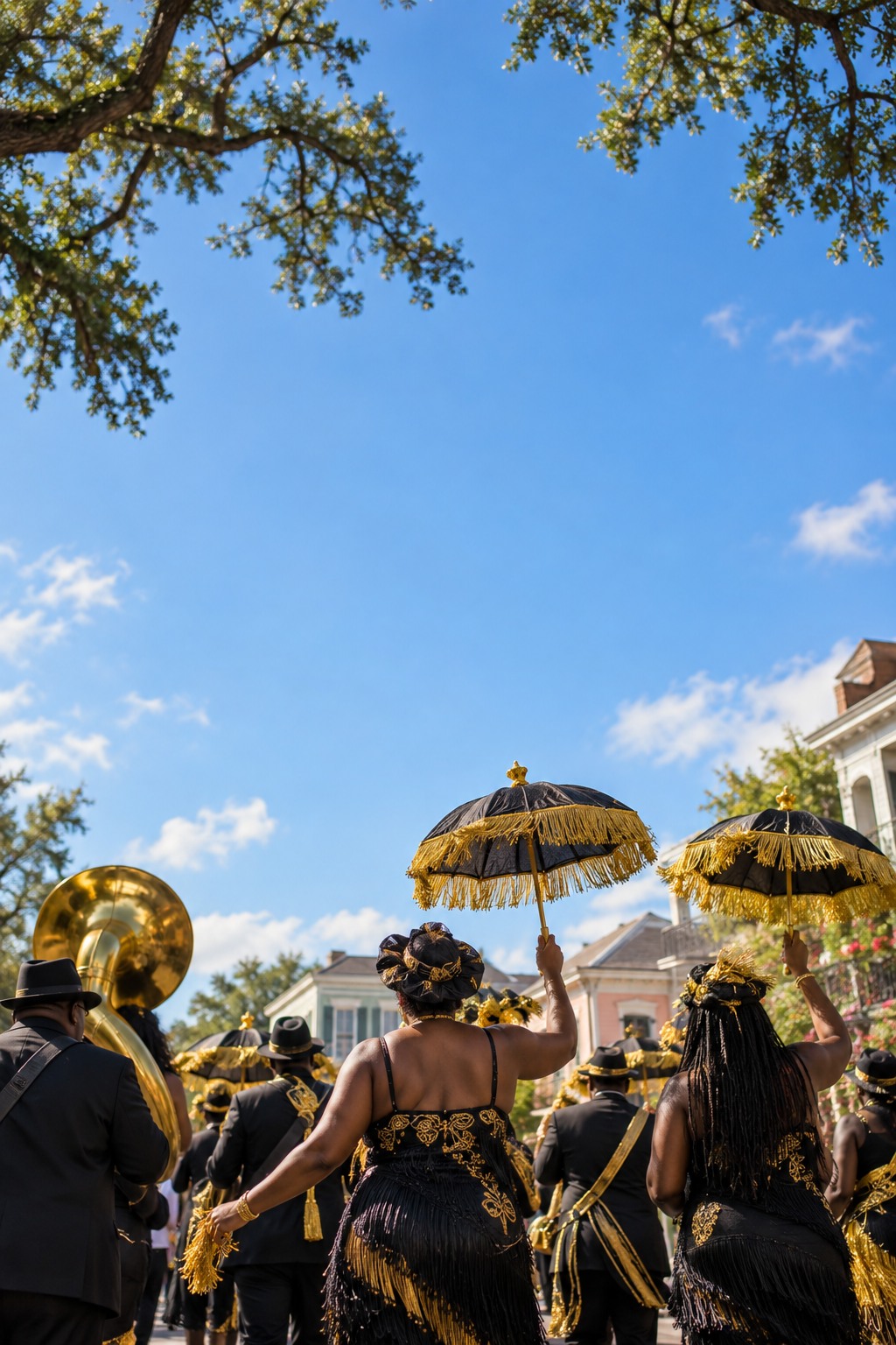 Social Aid and Pleasure Club parade by day