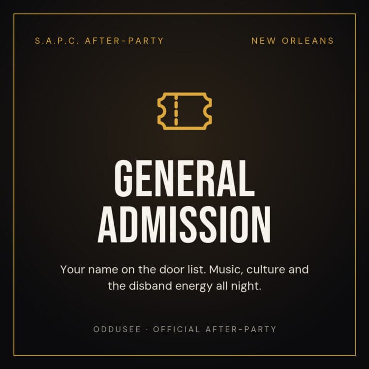 S.A.P.C. After-Party - General Admission