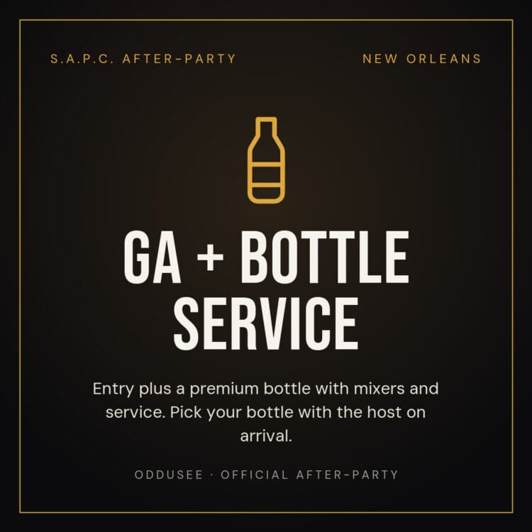 S.A.P.C. After-Party - GA + Bottle Service